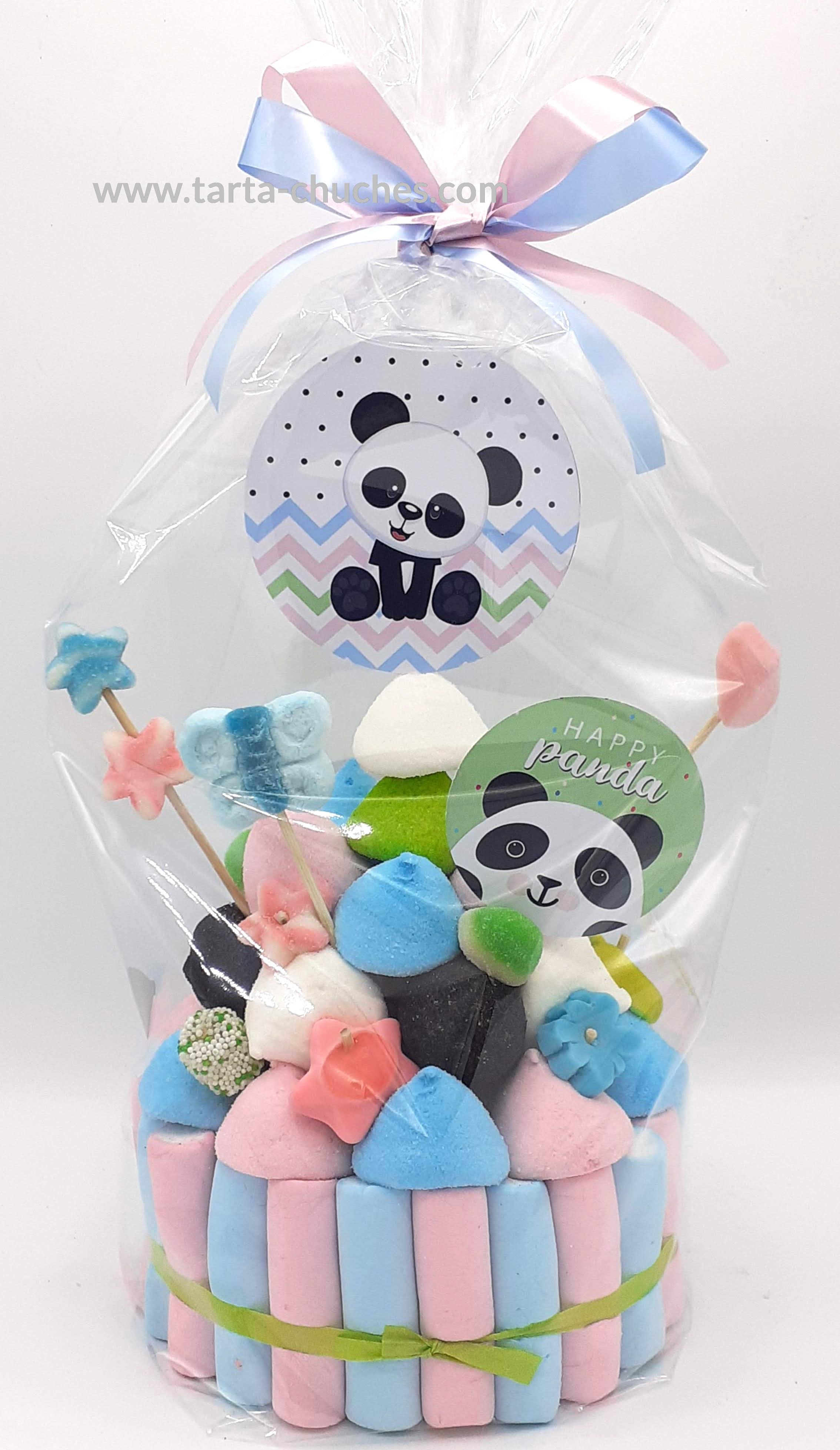 TARTA CHUCHES PEQUEÑA PANDA