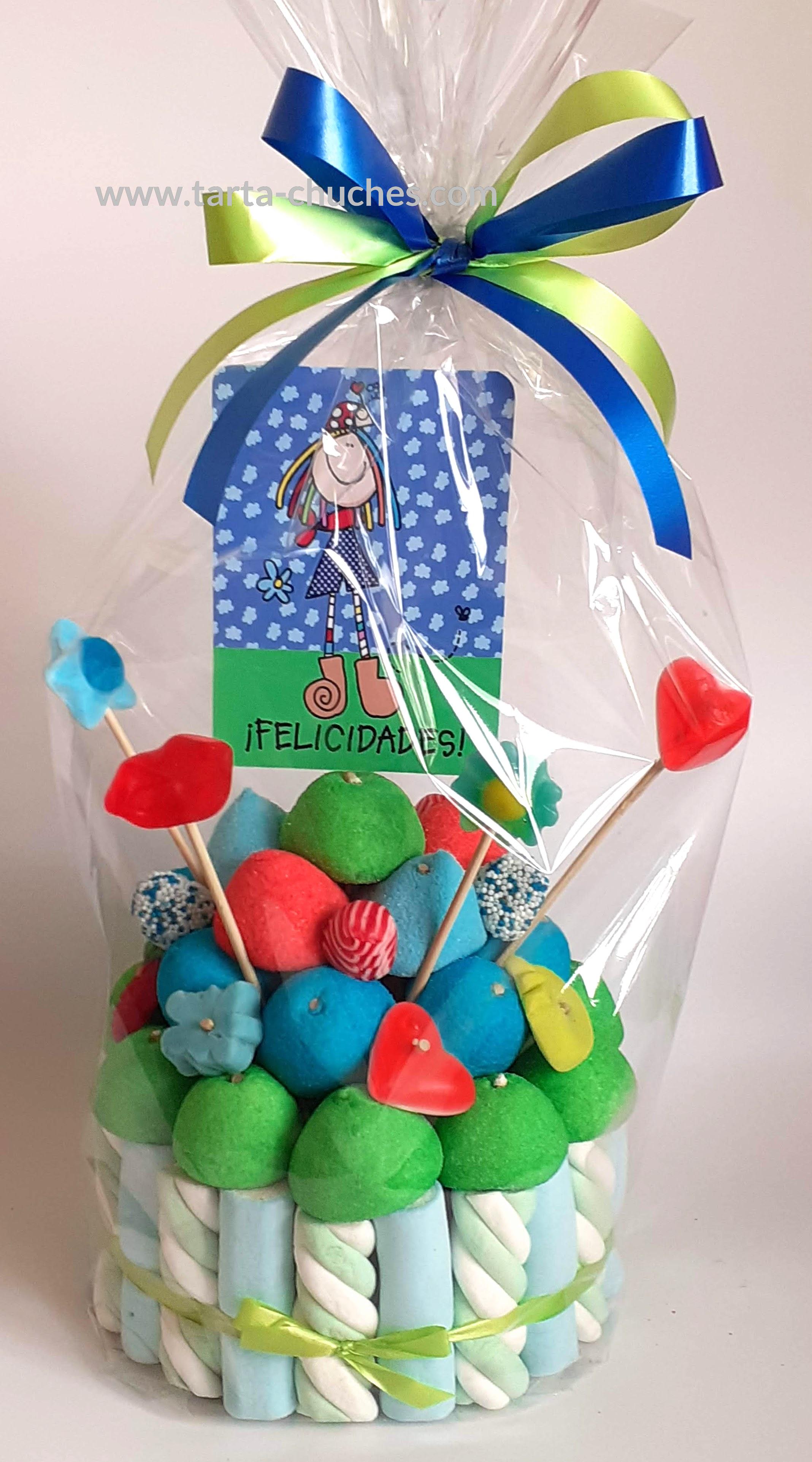 Tarta chuches pequeña "Felicidades" AV