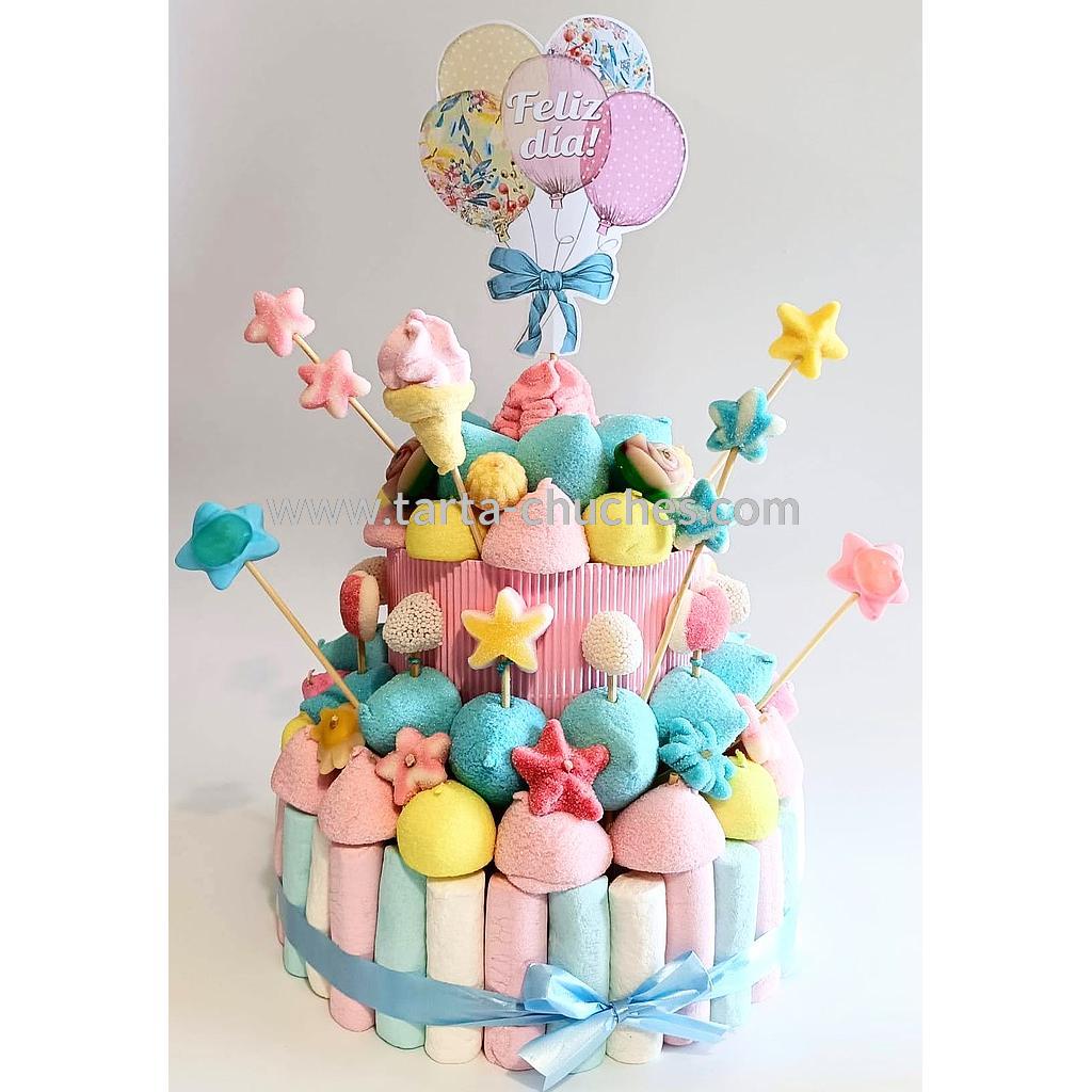 Tarta Chuches Mediana &quot;Feliz Dia&quot;