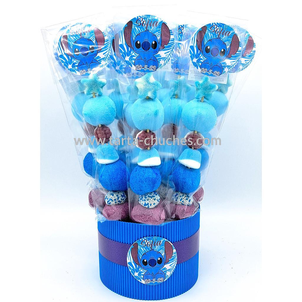 Cubo 12 Brochetas Chuches Stitch