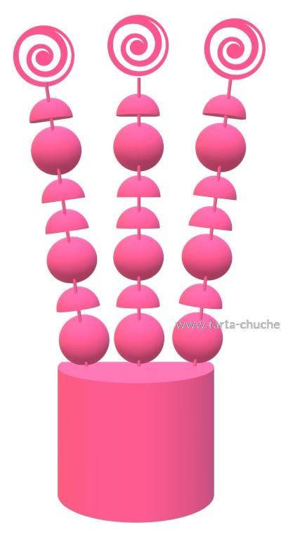 Cubo 12 Brochetas Chuches Vaiana