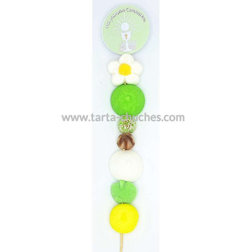 Brocheta Chuches Caliz Verde y Verde-Amarillo (4 eventos a elegir)