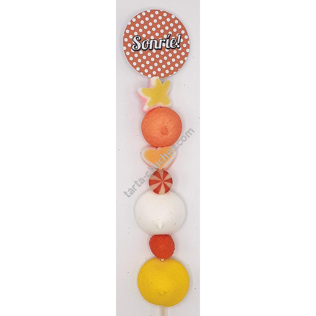 Brocheta Chuches Generica Amarilla