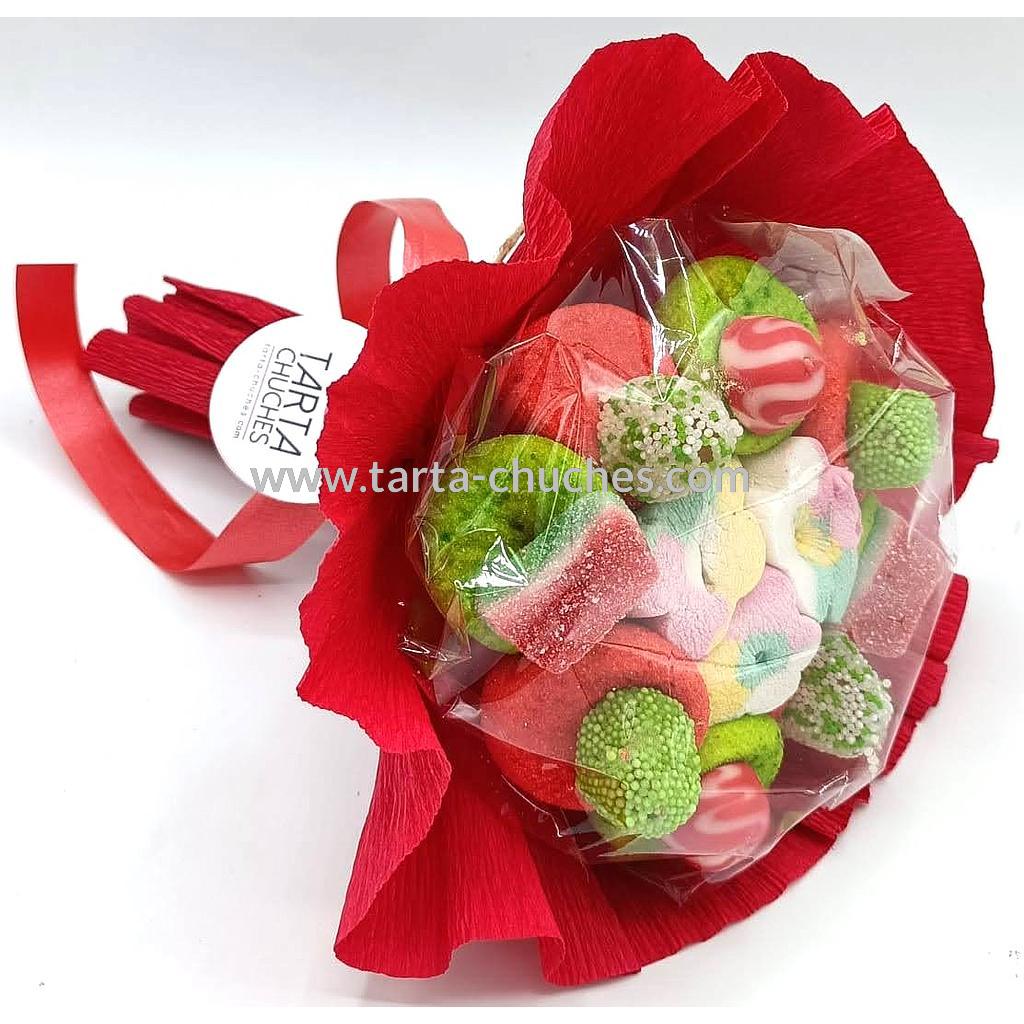 Ramo Flores Chuches Rojo