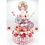 Tarta Chuches Grande Comunion Niña Rubia Flores